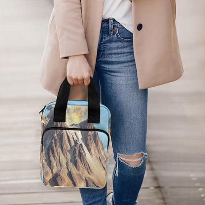 Volcanic Mountain Print Bible Tote Bag