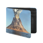 Volcanic Mountain Print Bifold Wallet