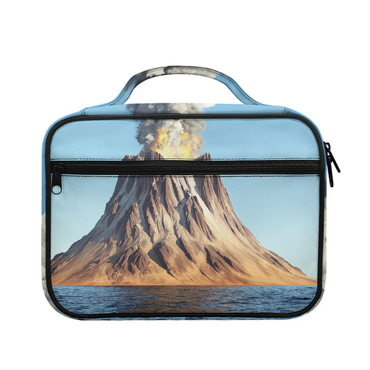 Volcanic Mountain Print Briefcase Bible Bag
