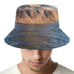 Volcanic Mountain Print Bucket Hat