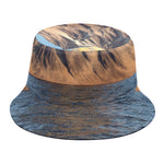 Volcanic Mountain Print Bucket Hat