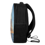 Volcanic Mountain Print Casual Backpack