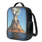 Volcanic Mountain Print Crossbody Lunch Bag