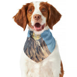 Volcanic Mountain Print Dog Bandana