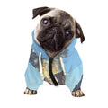 Volcanic Mountain Print Dog Zip Up Hoodie