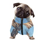 Volcanic Mountain Print Dog Zip Up Jacket