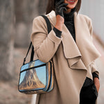 Volcanic Mountain Print Double Strap Bible Bag