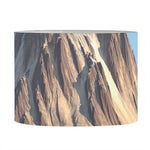Volcanic Mountain Print Drum Lamp Shade