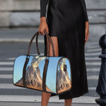 Volcanic Mountain Print Duffle Bag