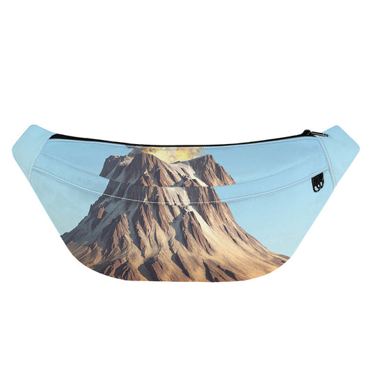 Volcanic Mountain Print Fanny Pack