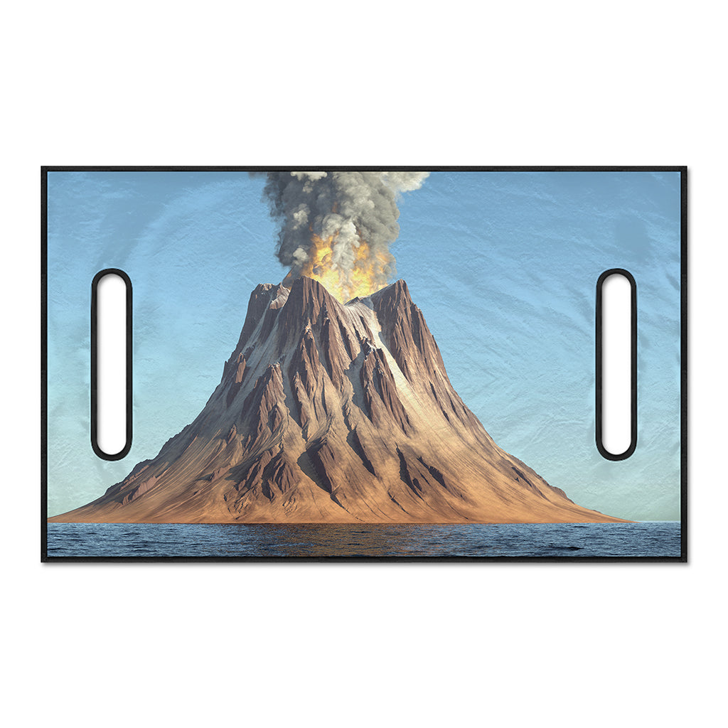 Volcanic Mountain Print Golf Cart Seat Cover