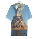 Volcanic Mountain Print Hawaiian Shirt