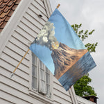 Volcanic Mountain Print House Flag