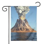 Volcanic Mountain Print House Flag