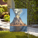 Volcanic Mountain Print House Flag