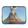 Volcanic Mountain Print Laptop Sleeve