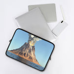Volcanic Mountain Print Laptop Sleeve