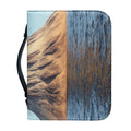 Volcanic Mountain Print Leather Bible Cover