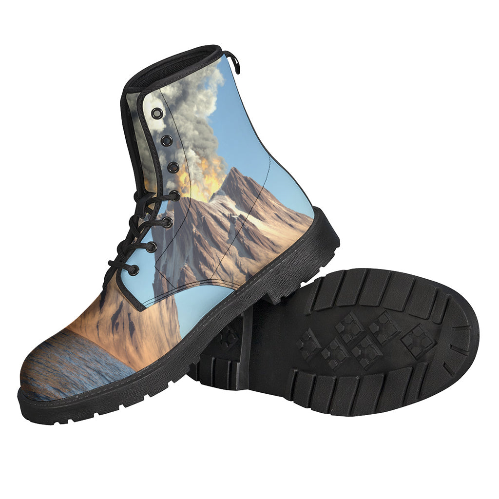 Volcanic Mountain Print Backpack