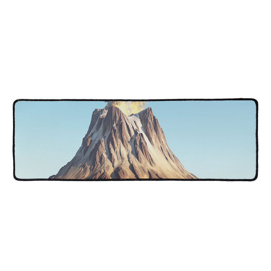 Volcanic Mountain Print Long Kitchen Mat