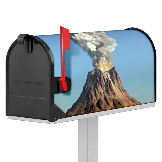 Volcanic Mountain Print Mailbox Cover