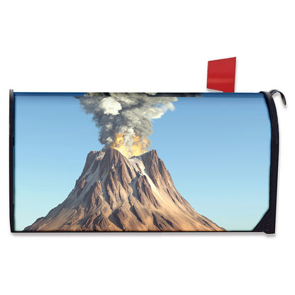 Volcanic Mountain Print Mailbox Cover