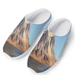 Volcanic Mountain Print Mesh Casual Shoes