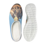 Volcanic Mountain Print Mesh Casual Shoes