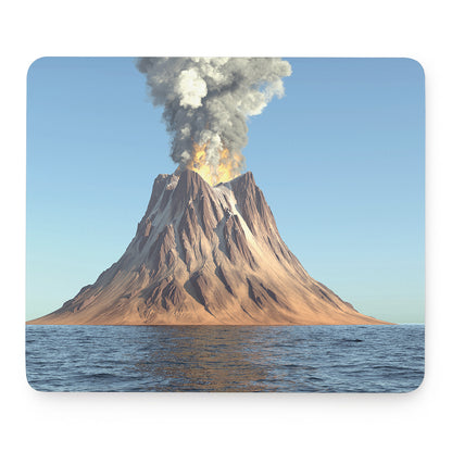 Volcanic Mountain Print Mouse Pad