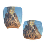 Volcanic Mountain Print Office Chair Cover