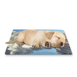 Volcanic Mountain Print Pet Cooling Mat Cover
