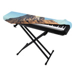 Volcanic Mountain Print Piano Keyboard Cover