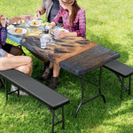 Volcanic Mountain Print Picnic Table Cover