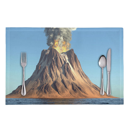 Volcanic Mountain Print Placemat