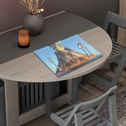 Volcanic Mountain Print Placemat