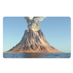 Volcanic Mountain Print Polyester Doormat