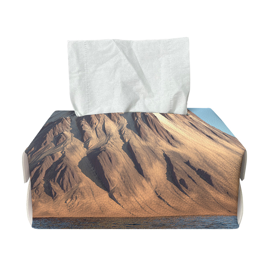 Volcanic Mountain Print Rectangle Tissue Box Cover