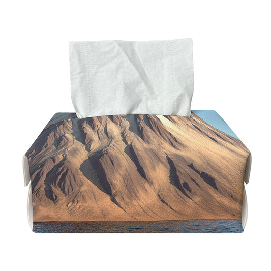 Volcanic Mountain Print Rectangle Tissue Box Cover