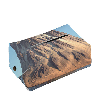 Volcanic Mountain Print Rectangle Tissue Box Cover