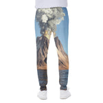 Volcanic Mountain Print Scuba Joggers