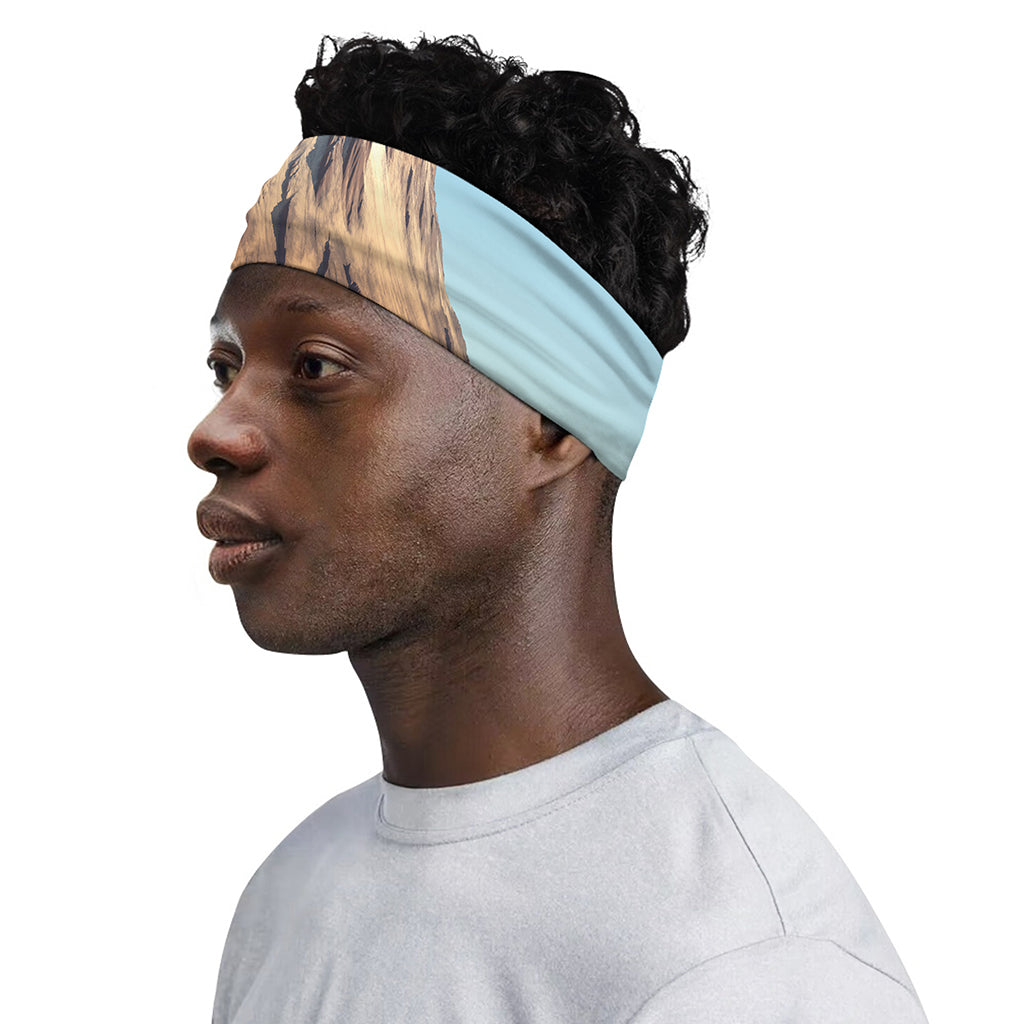 Volcanic Mountain Print Sports Headband
