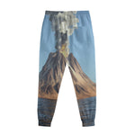 Volcanic Mountain Print Sweatpants