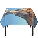 Volcanic Mountain Print Tablecloth