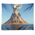 Volcanic Mountain Print Tapestry