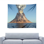 Volcanic Mountain Print Tapestry