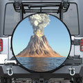 Volcanic Mountain Print Tire Cover