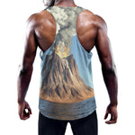 Volcanic Mountain Print Training Tank Top