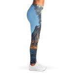 Volcanic Mountain Print Women's Leggings