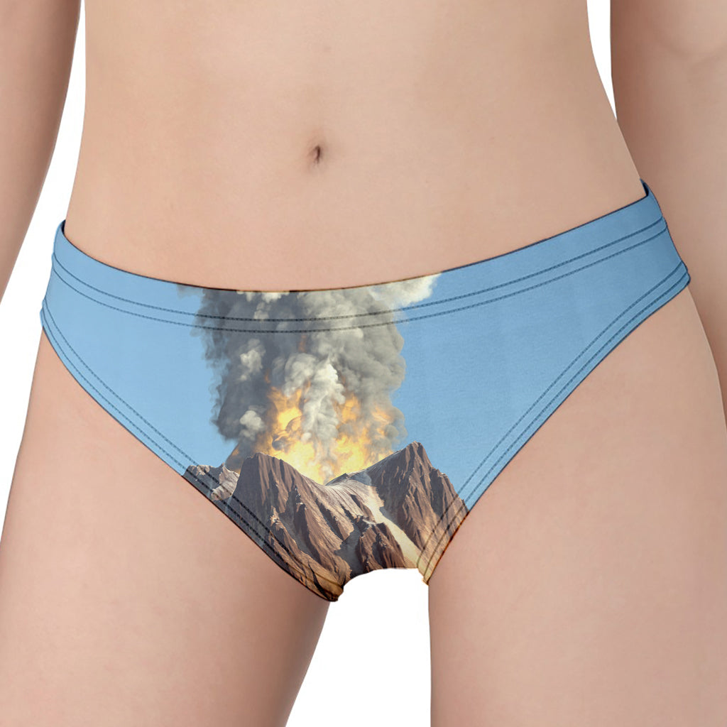 Volcanic Mountain Print Women's Panties