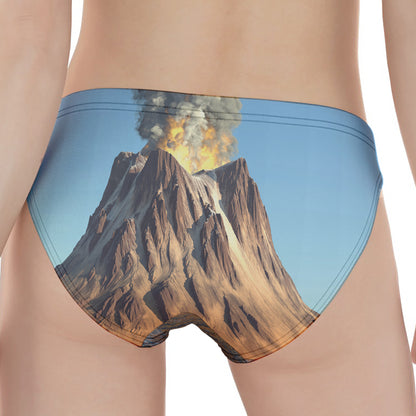 Volcanic Mountain Print Women's Panties